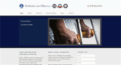 Desktop Screenshot of jmcmasterlaw.com